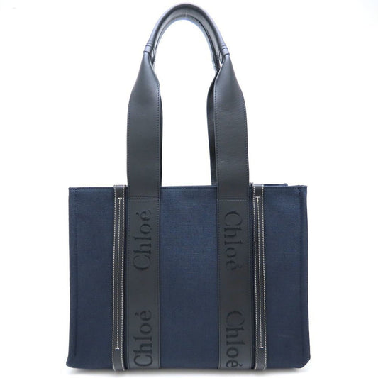 Chloé Linen Blue Handbags