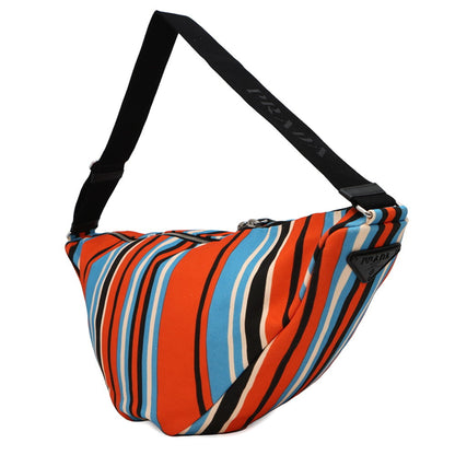 Prada Canvas Blue Shoulder Bags