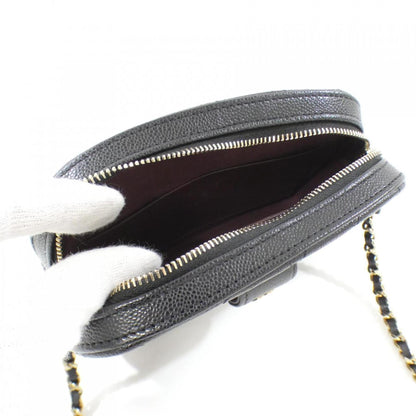 Chanel Calfskin Black Shoulder Bags