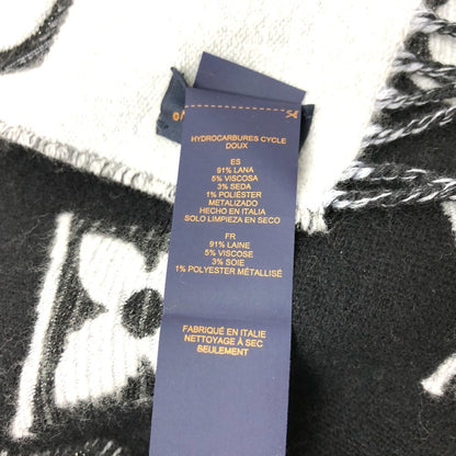Louis Vuitton Wool Black Scarves