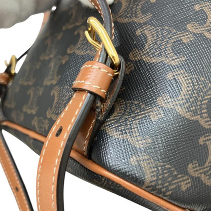 Celine Canvas Brown Backpacks