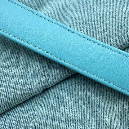 Chanel Denim Blue Shoulder Bags
