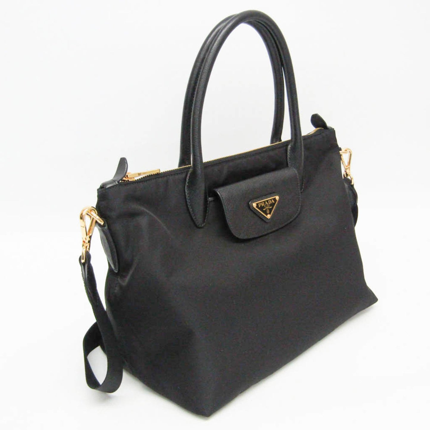 Prada Nylon Black Handbags
