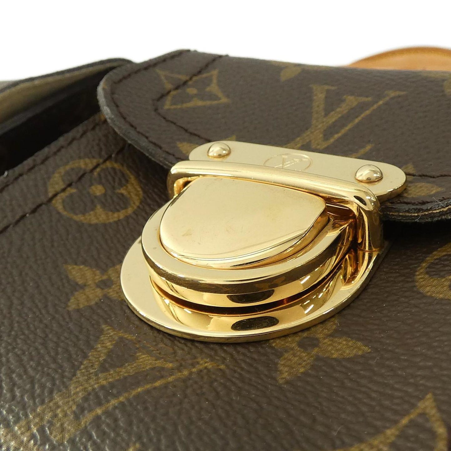 Louis Vuitton Coated Canvas Brown Handbags