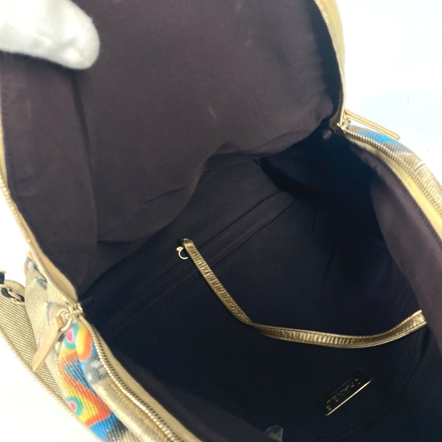 Chanel Canvas Gold Backpacks