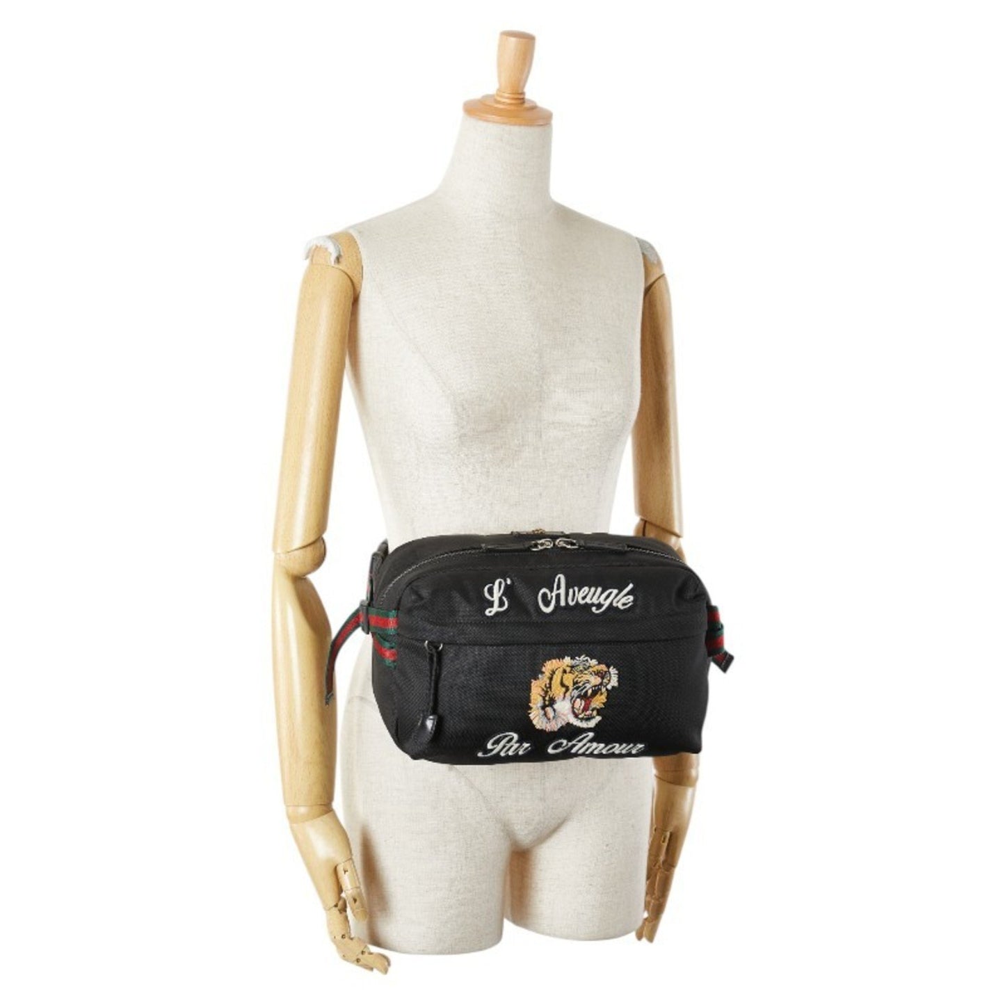 Gucci Canvas Black Crossbody Bags