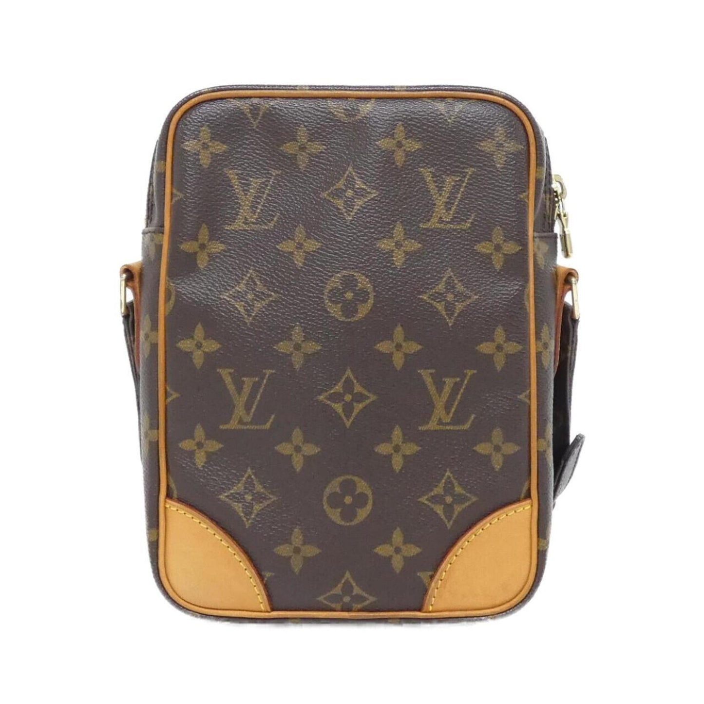Louis Vuitton Coated Canvas Brown Shoulder Bags