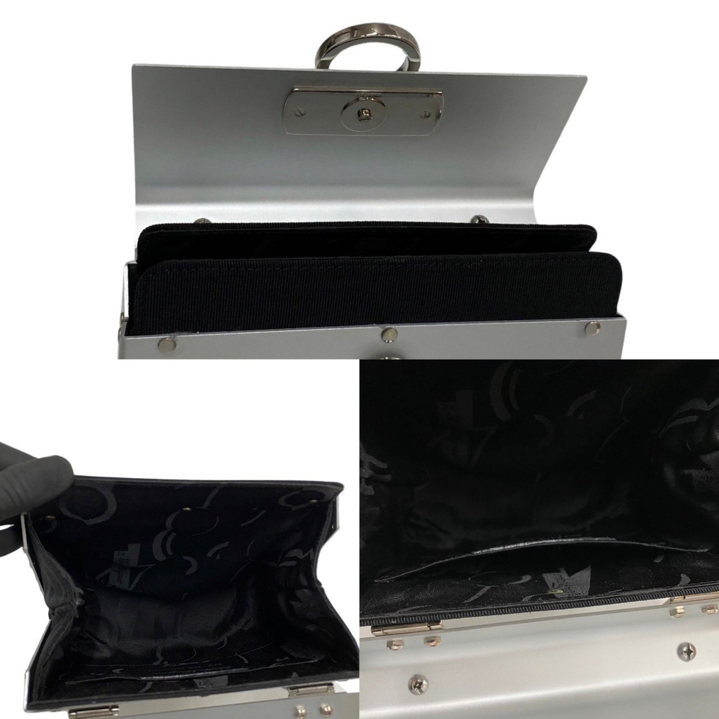 Salvatore Ferragamo Others Silver Handbags