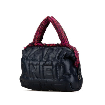 Chanel Nylon Blue Handbags