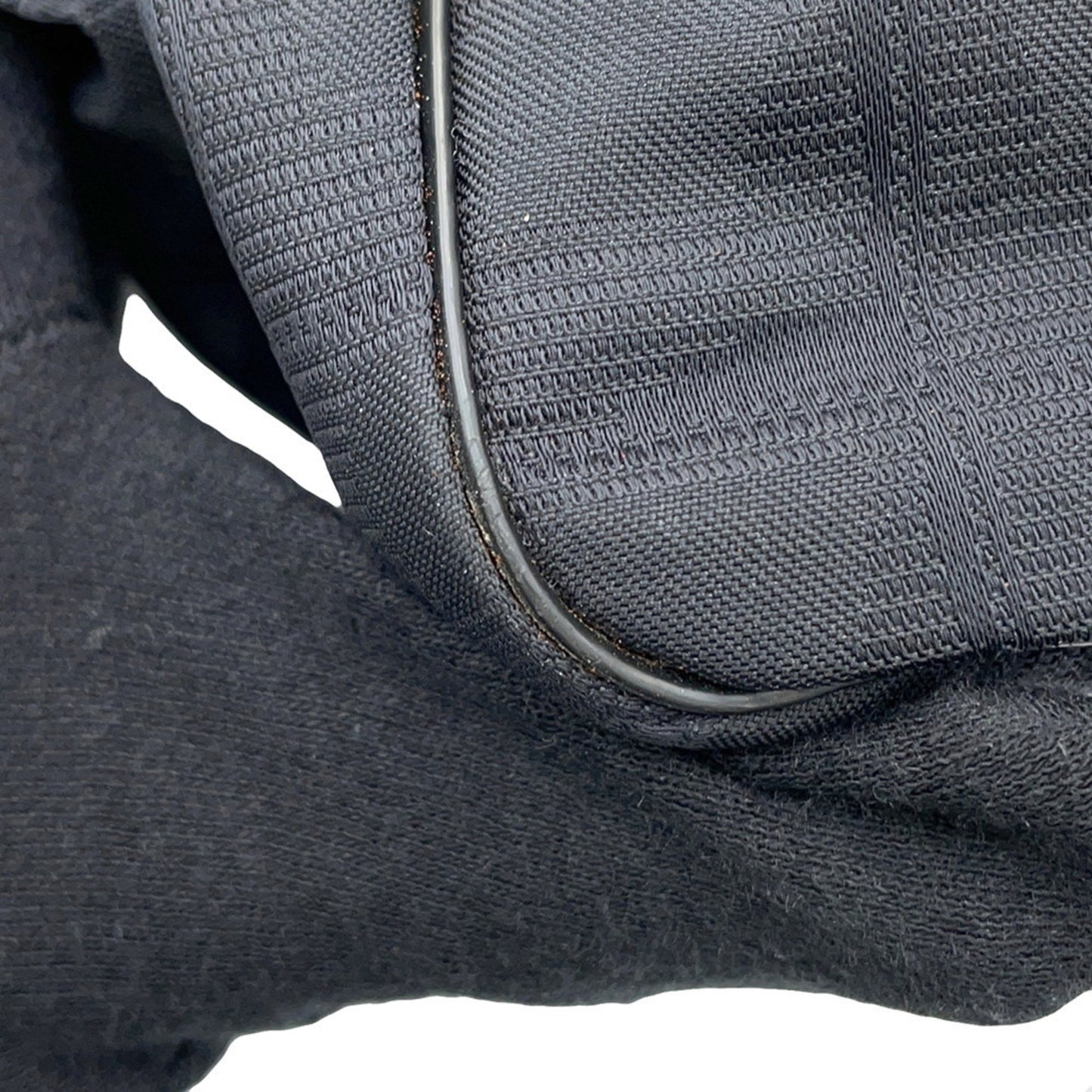 Chanel Woven Fabric Black Tote Bags