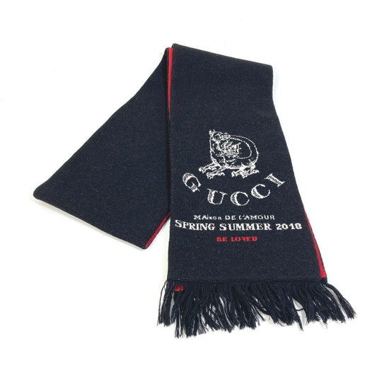 Gucci Wool Black Scarves