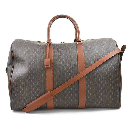 Saint Laurent Coated Canvas Brown Travel Bags