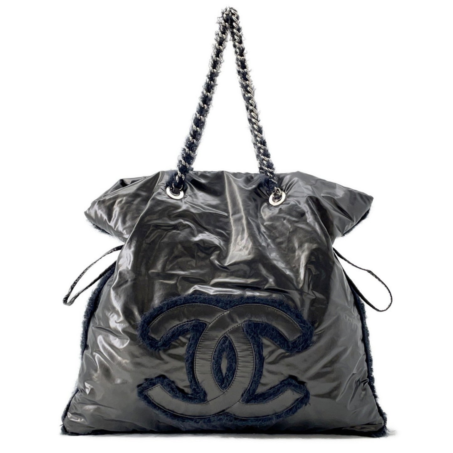 Chanel Nylon Black Shoulder Bags