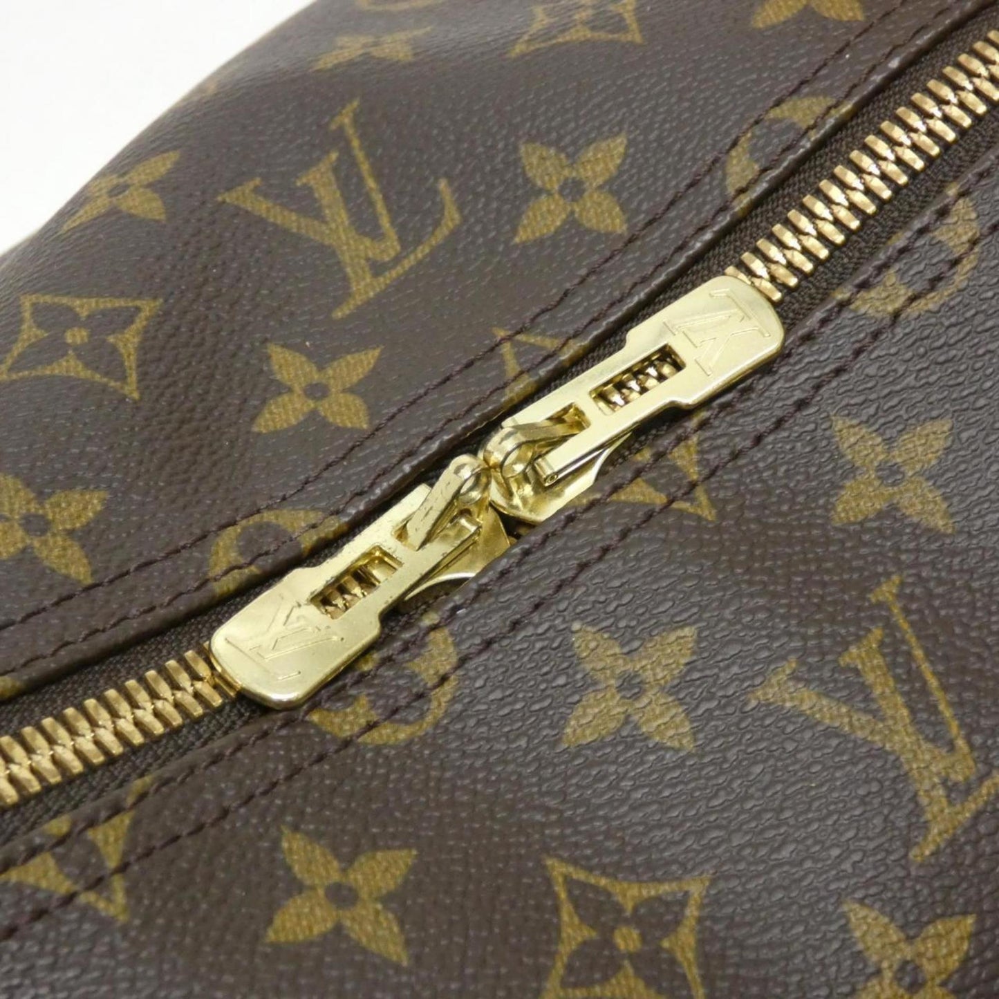 Louis Vuitton Coated Canvas Brown Travel Bags