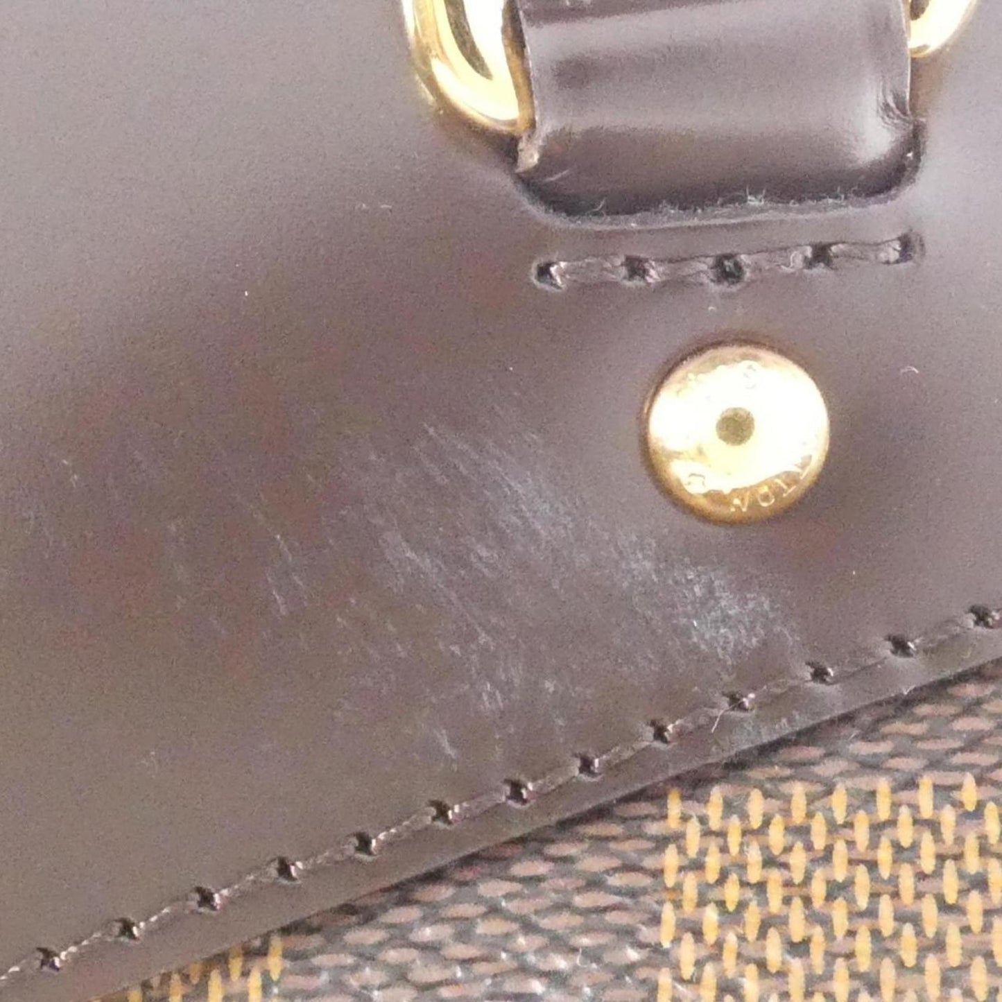 Louis Vuitton Coated Canvas Brown Handbags
