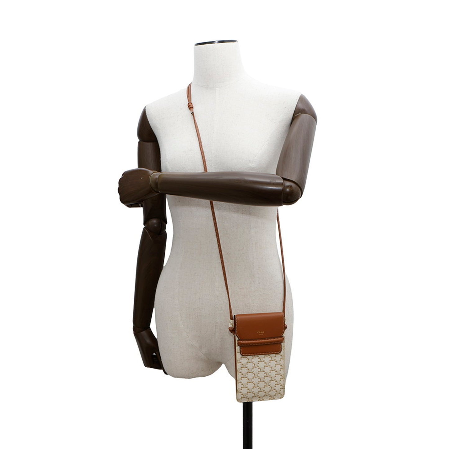 Celine Pvc White Shoulder Bags