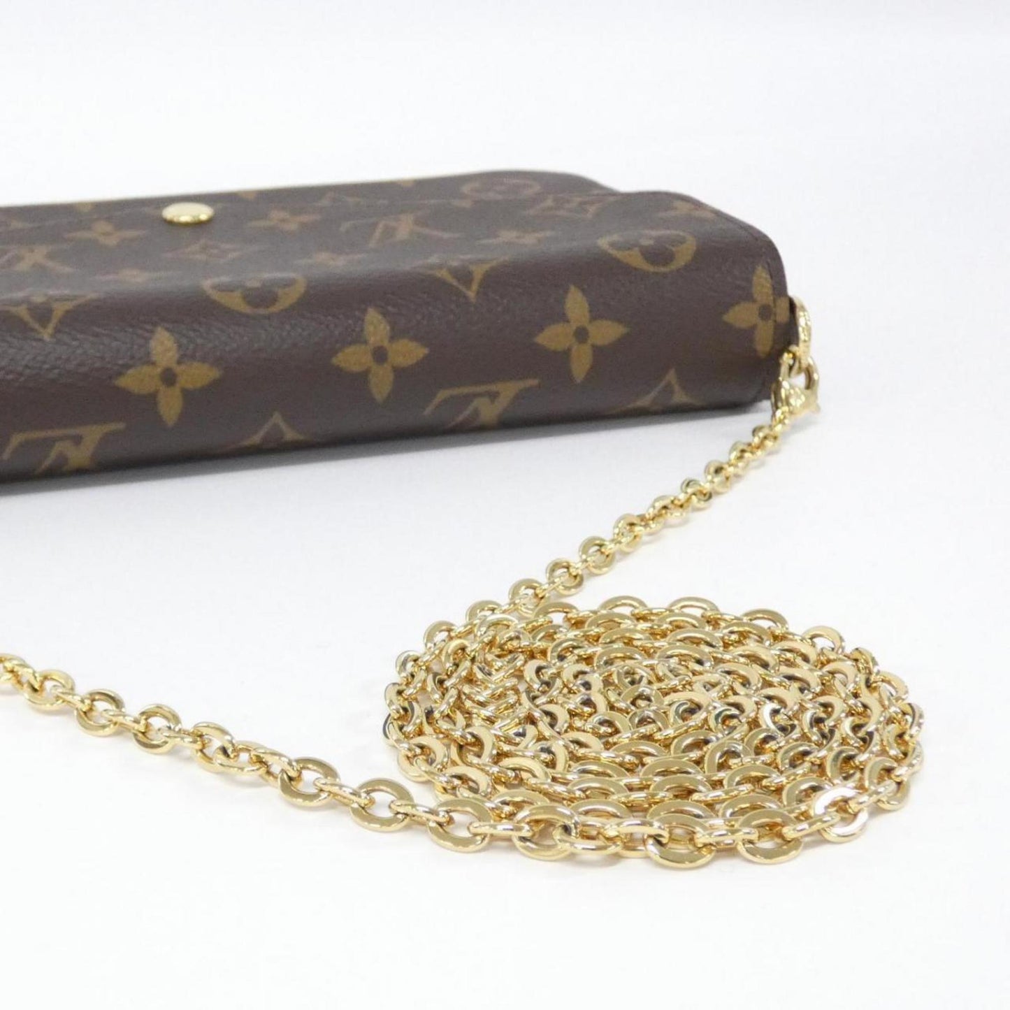 Louis Vuitton Coated Canvas Brown Shoulder Bags