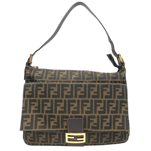 Fendi Canvas Brown Shoulder Bags