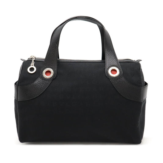 Bvlgari Canvas Black Handbags