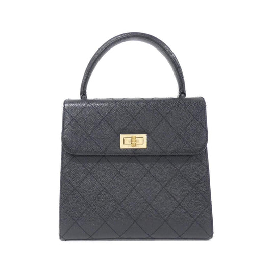 Chanel Calfskin Black Handbags