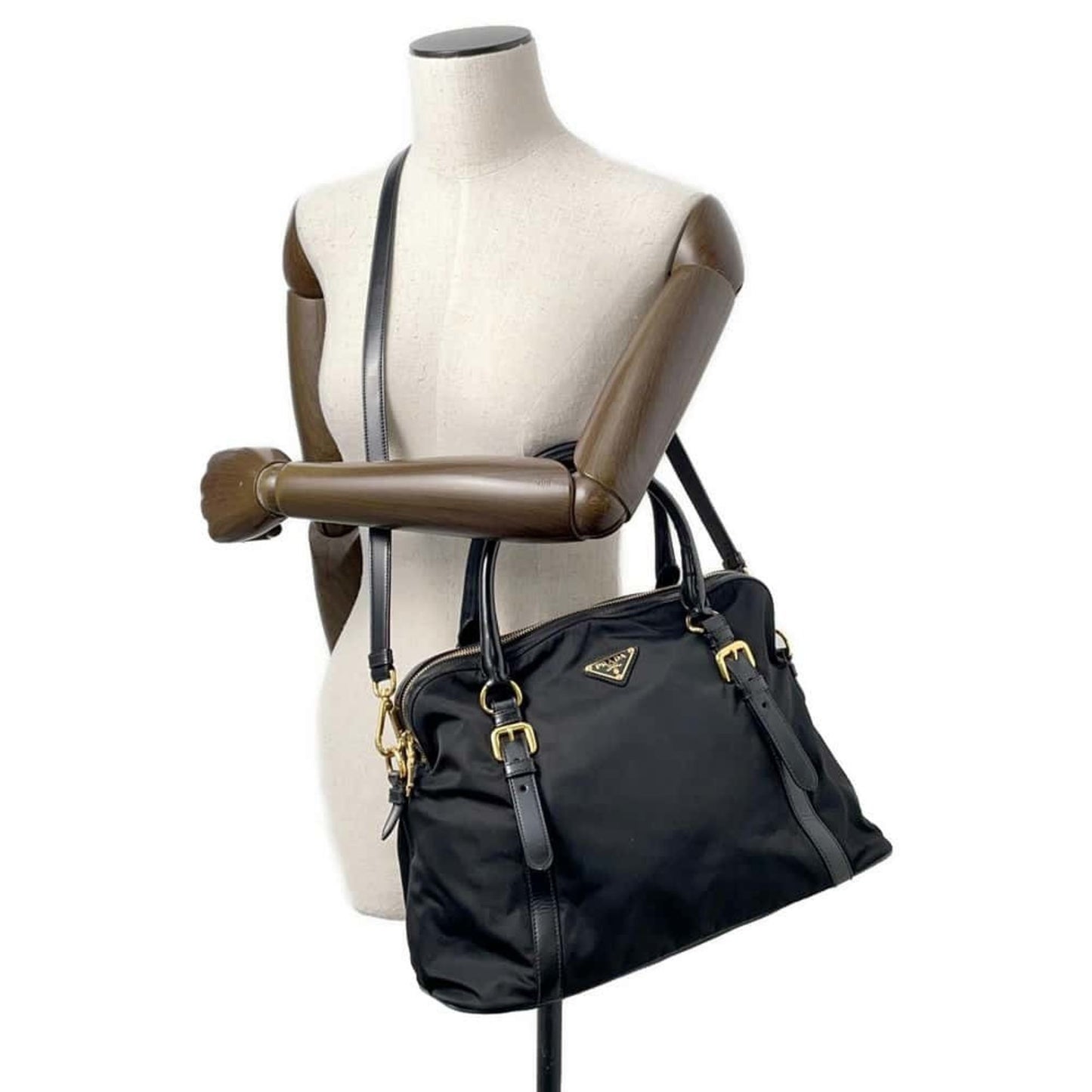 Prada Nylon Black Handbags