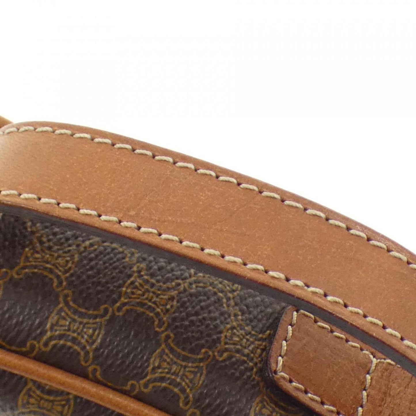 Celine Coated Canvas Brown Handbags