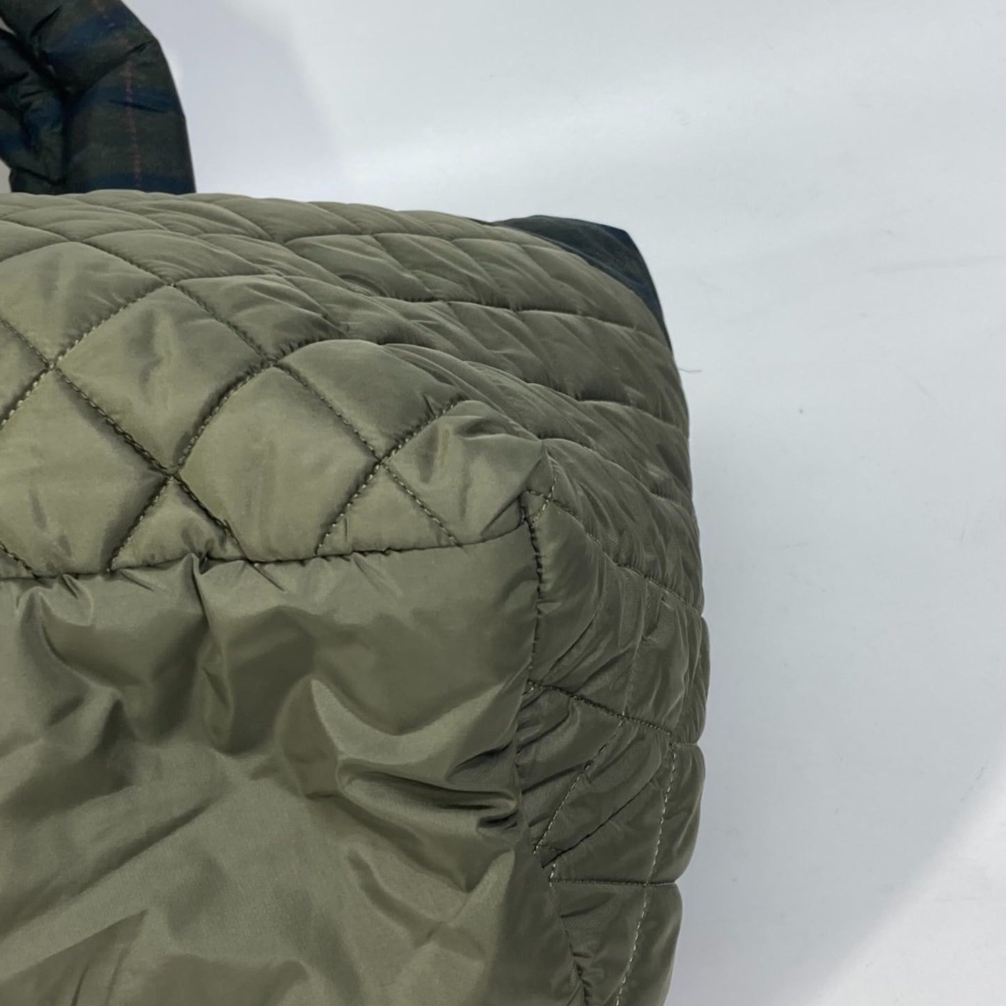 Chanel Nylon Green Shoulder Bags