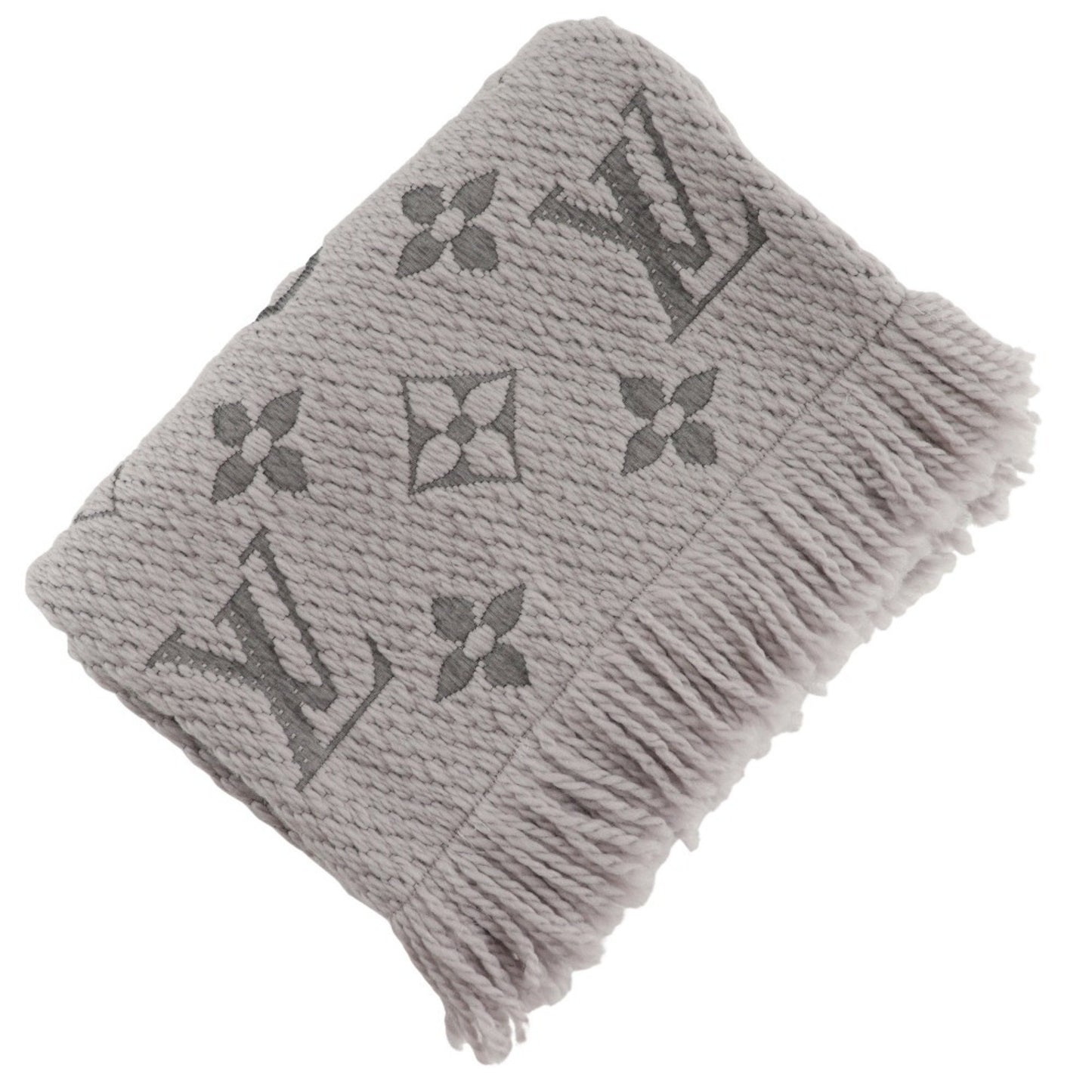 Louis Vuitton Wool Gray Scarves