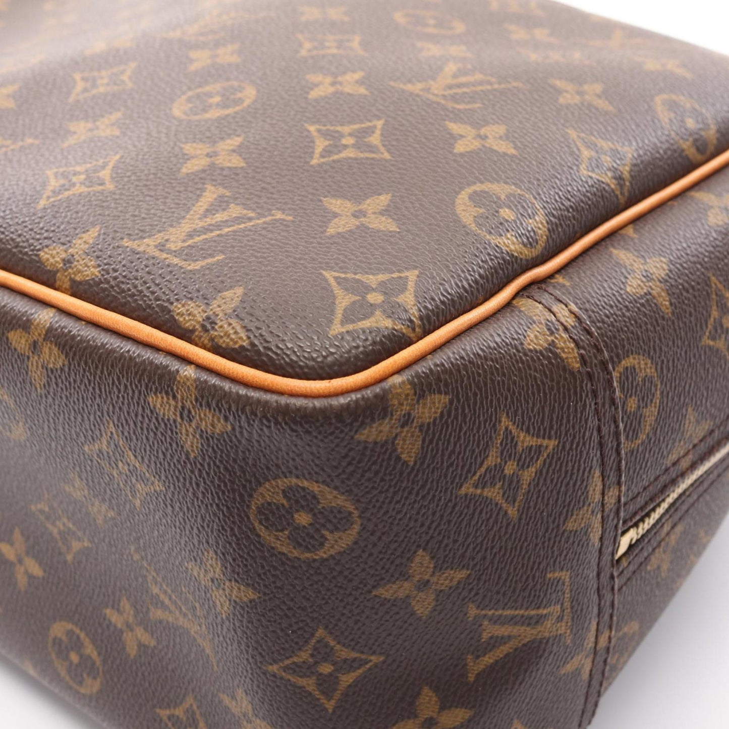 Louis Vuitton Coated Canvas Brown Handbags