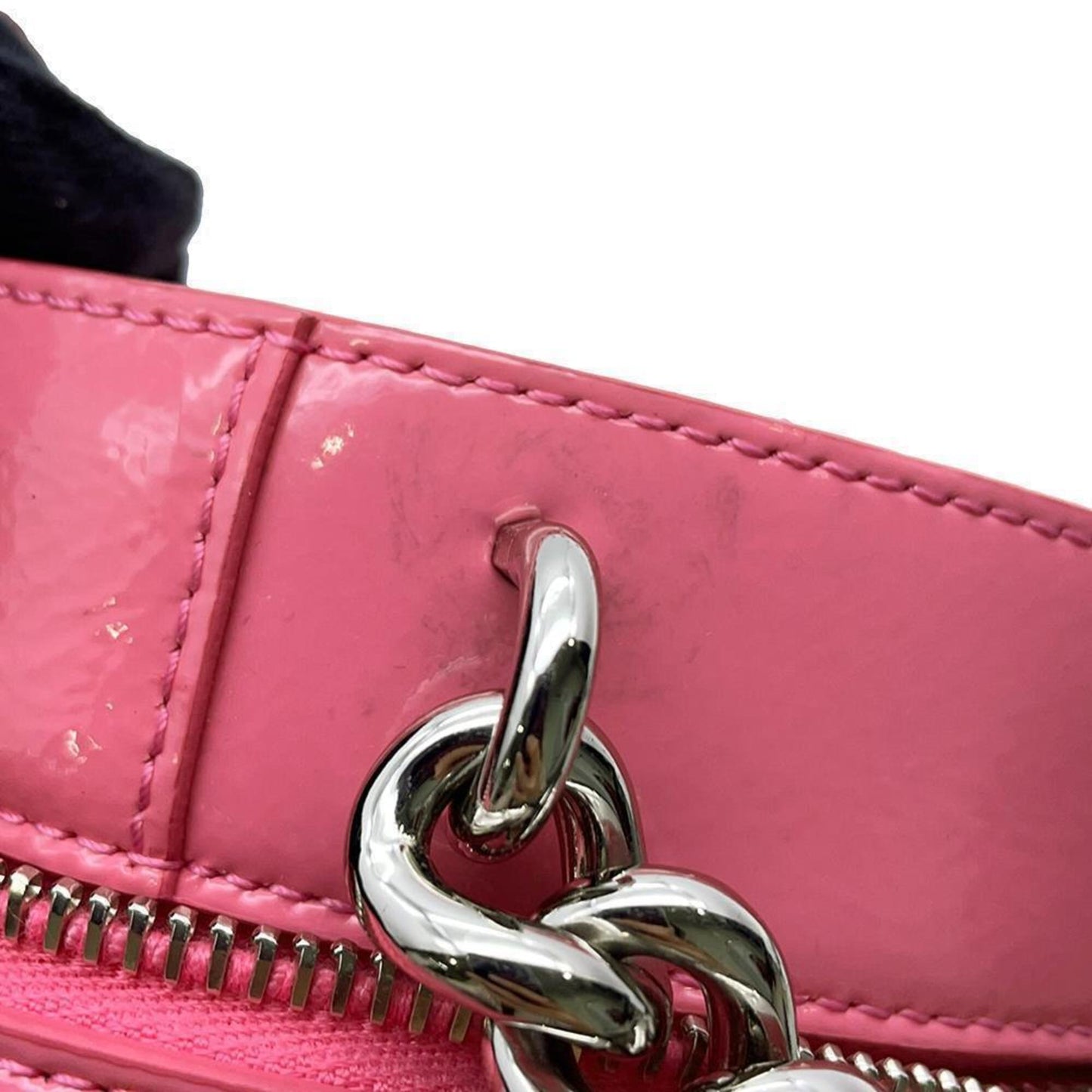 Chanel Patent Pink Shoulder Bags