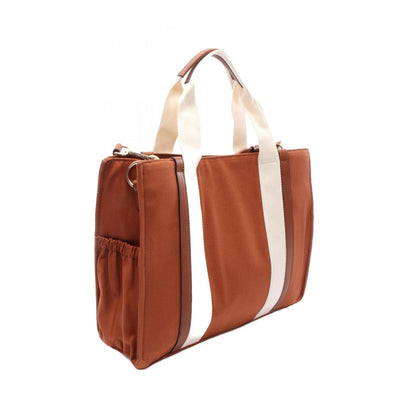 Chloé Canvas Brown Tote Bags