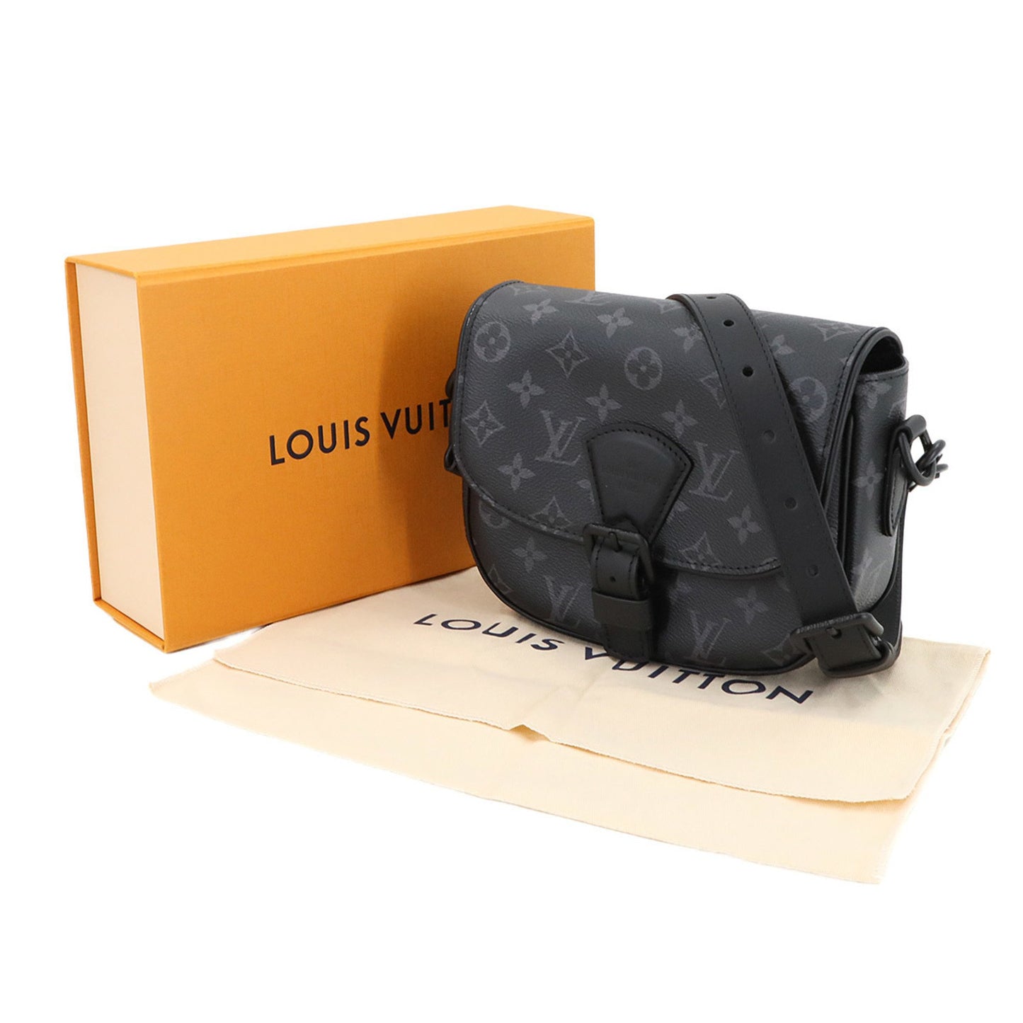 Louis Vuitton Monogram Canvas Black Shoulder Bags