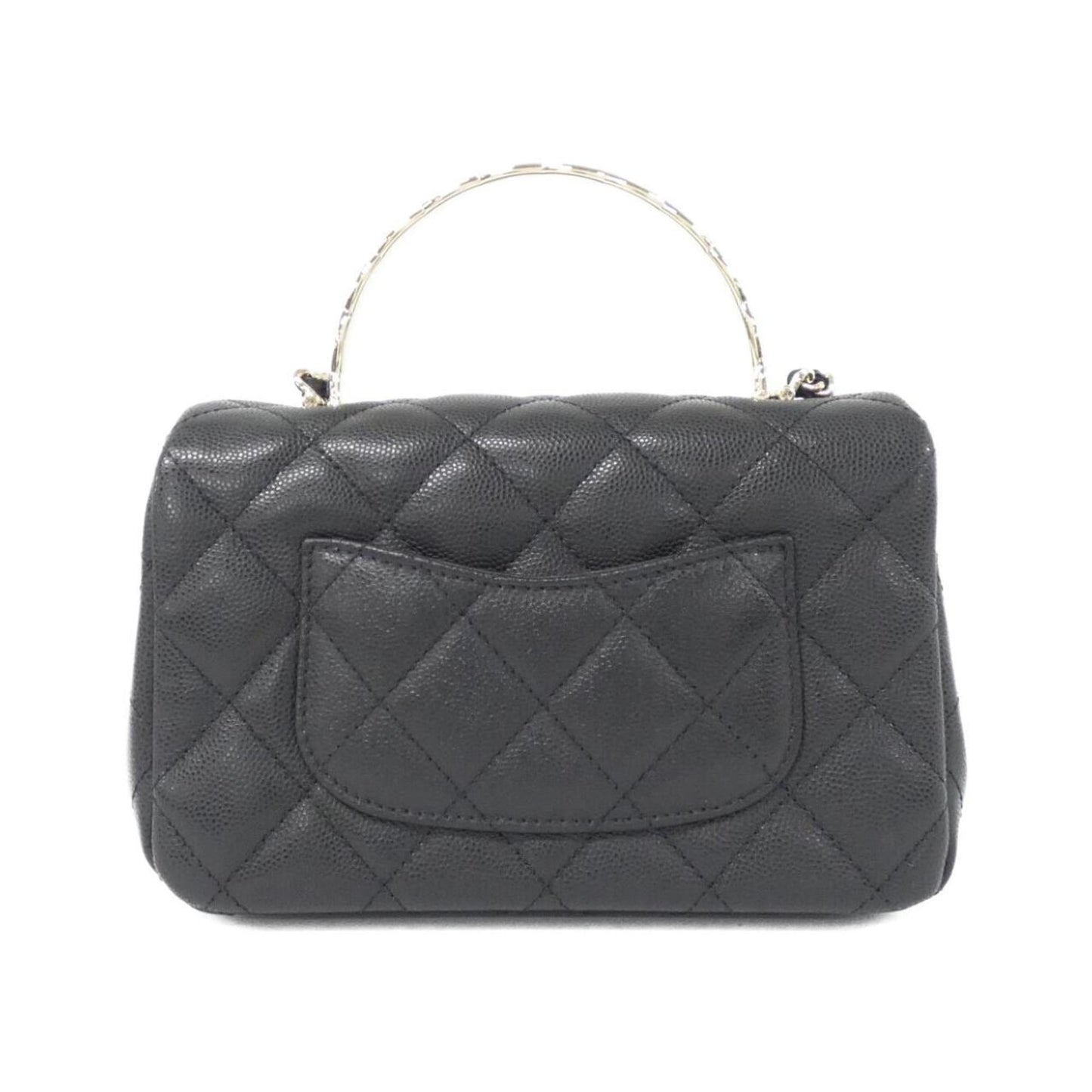 Chanel Calfskin Black Handbags