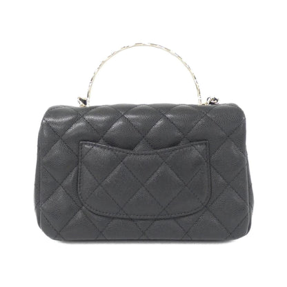 Chanel Calfskin Black Handbags