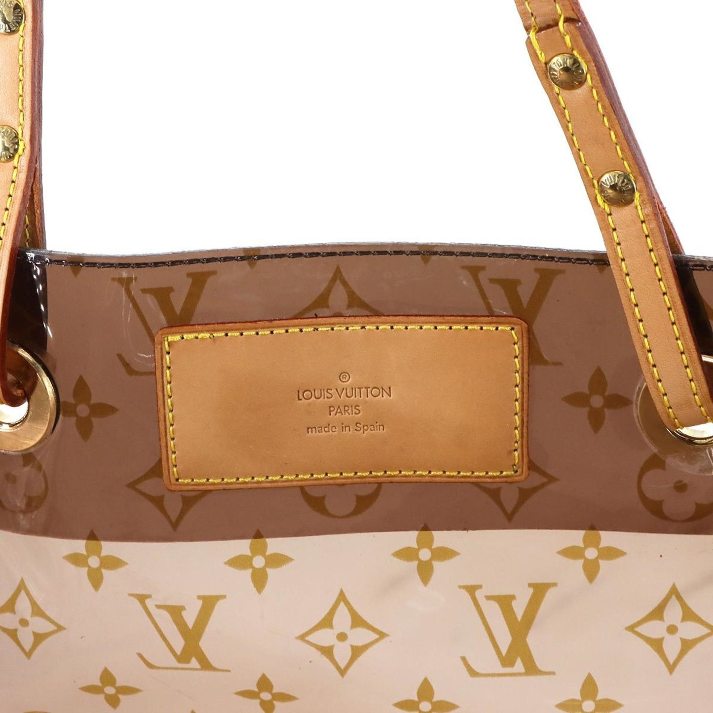 Louis Vuitton Pvc Brown Tote Bags