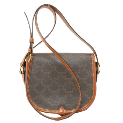 Celine Pvc Brown Shoulder Bags