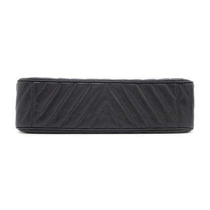 Chanel Calfskin Black Shoulder Bags