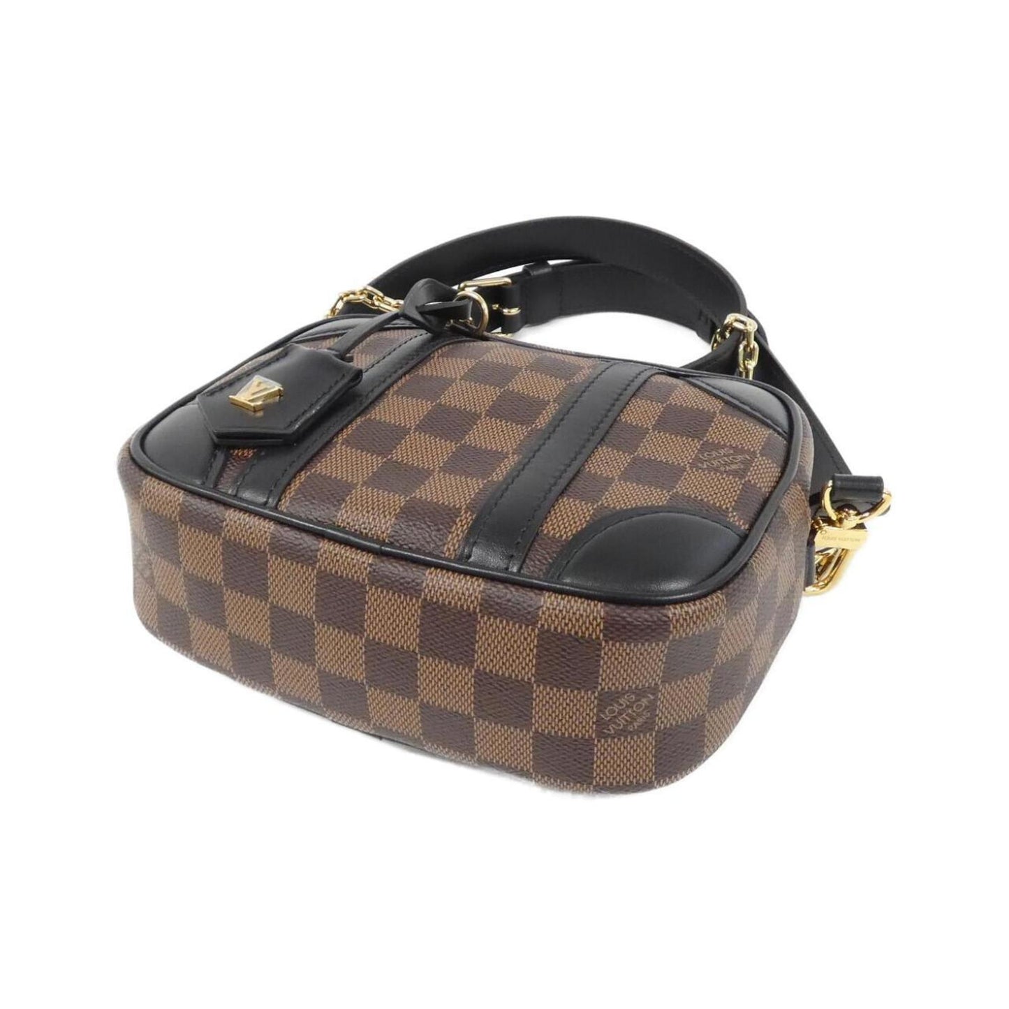 Louis Vuitton Coated Canvas Black Shoulder Bags