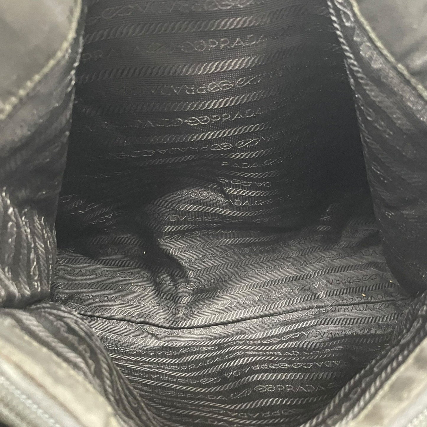 Prada Nylon Black Handbags