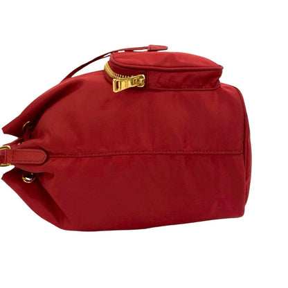 Prada Nylon Red Handbags