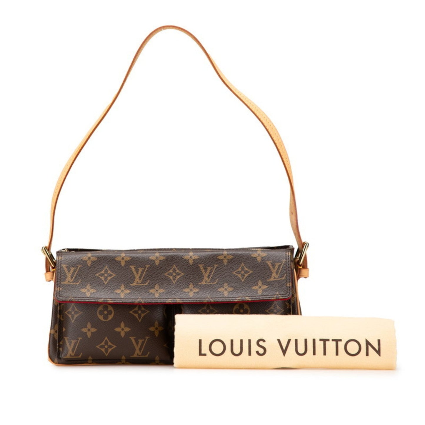 Louis Vuitton Pvc Brown Shoulder Bags