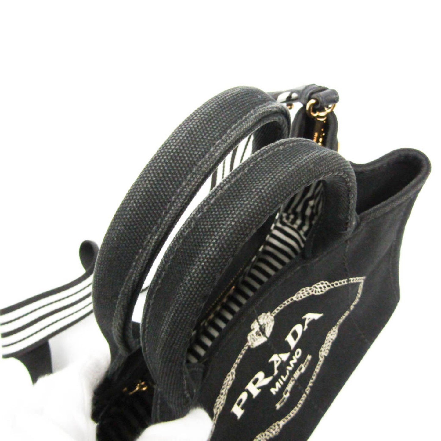 Prada Denim Black Handbags