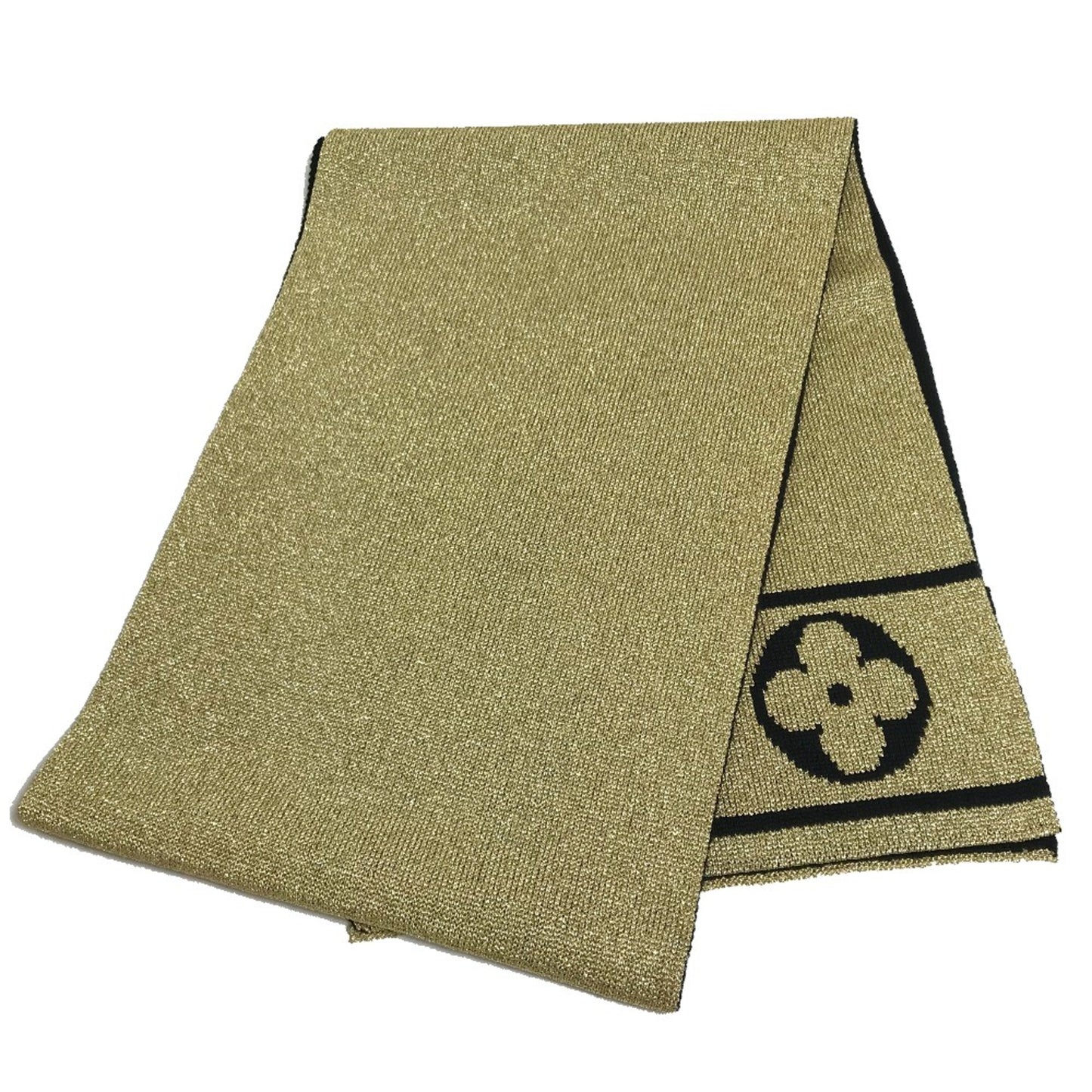 Louis Vuitton Wool Gold Scarves