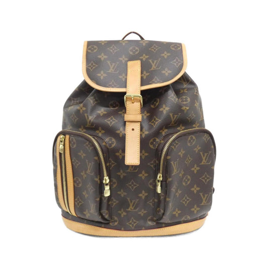 Louis Vuitton Coated Canvas Brown Backpacks