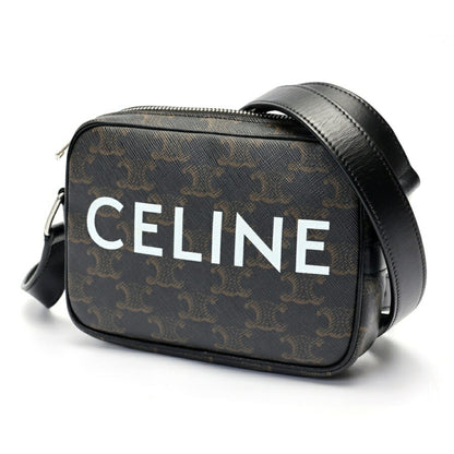 Celine Canvas Brown Shoulder Bags
