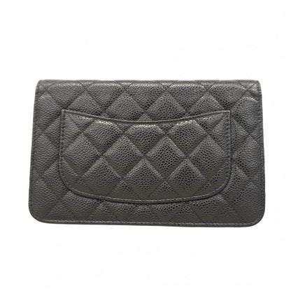 Chanel Calfskin Black Shoulder Bags