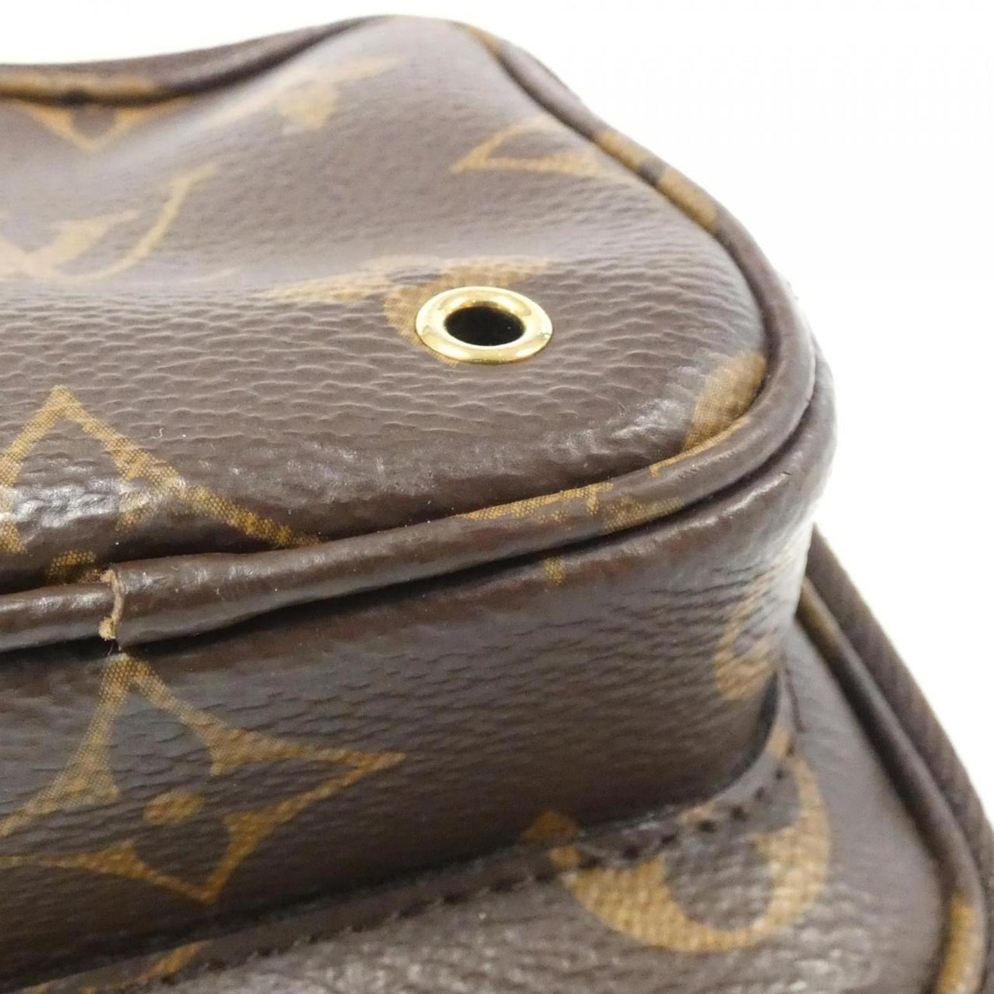 Louis Vuitton Coated Canvas Brown Shoulder Bags