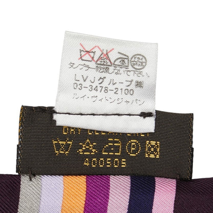 Louis Vuitton Silk Purple Scarves