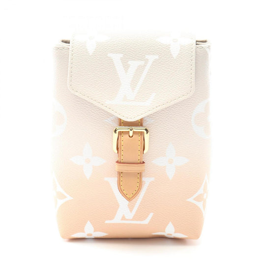 Louis Vuitton Coated Canvas Brown Backpacks