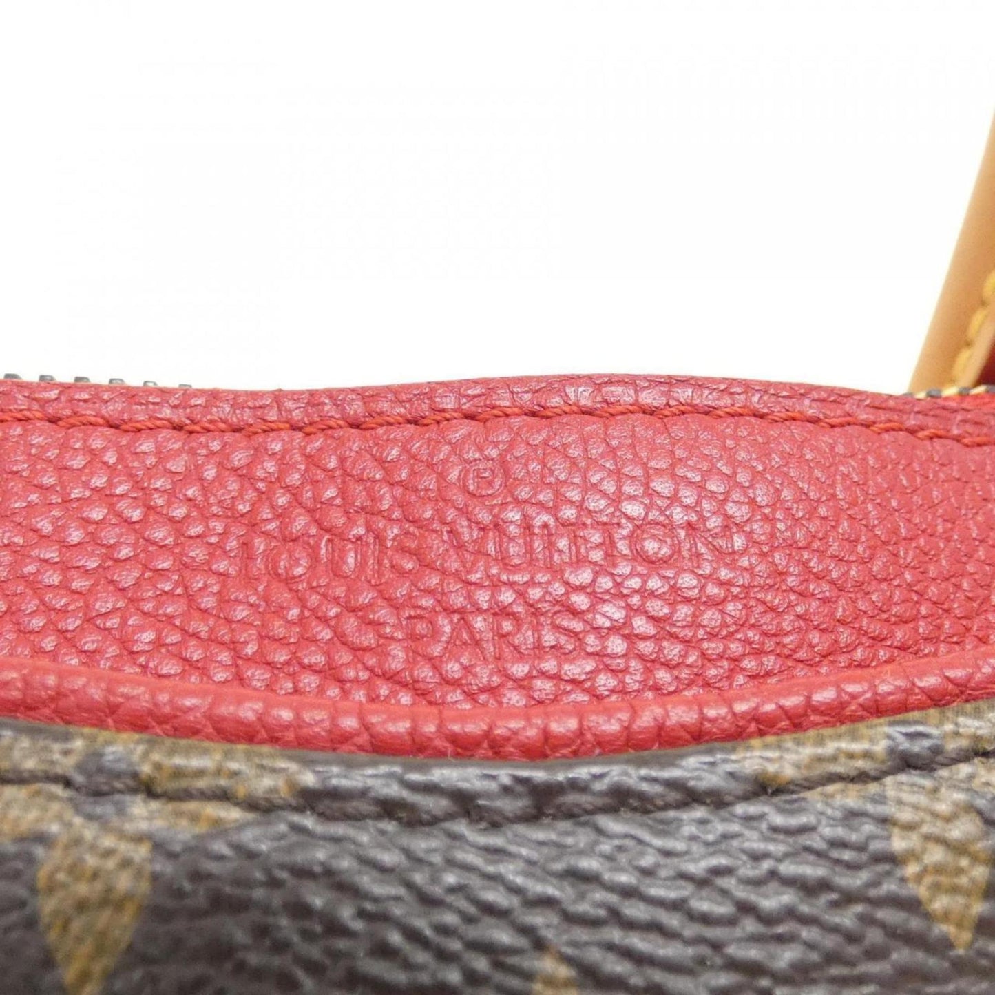 Louis Vuitton Coated Canvas Red Handbags